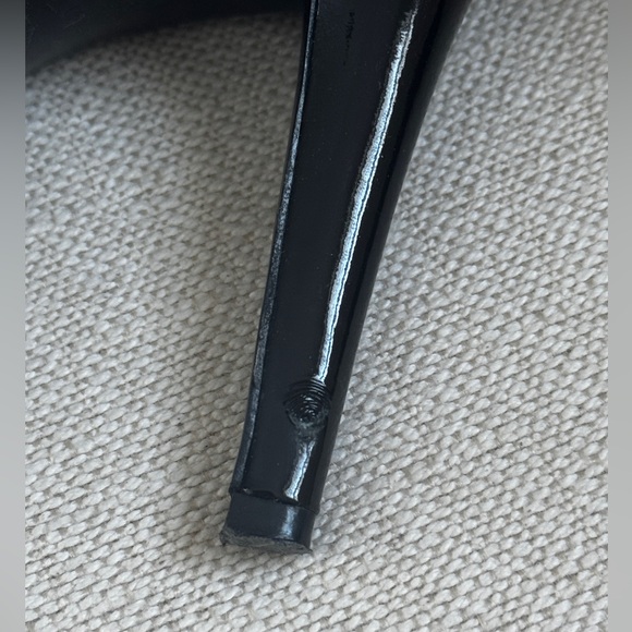 Lauren Ralph Lauren Black Patent Strappy Heels - Picture 6 of 8